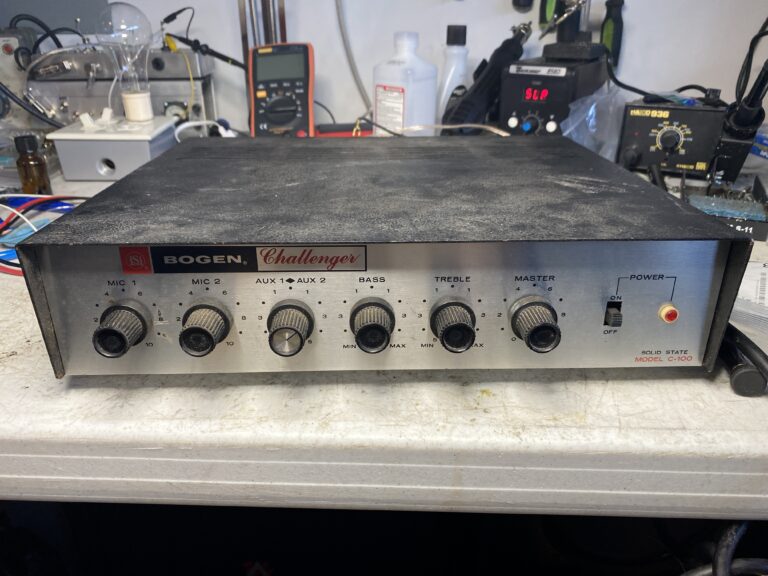 Bogen Challenger C-100 Conversion – Part 1